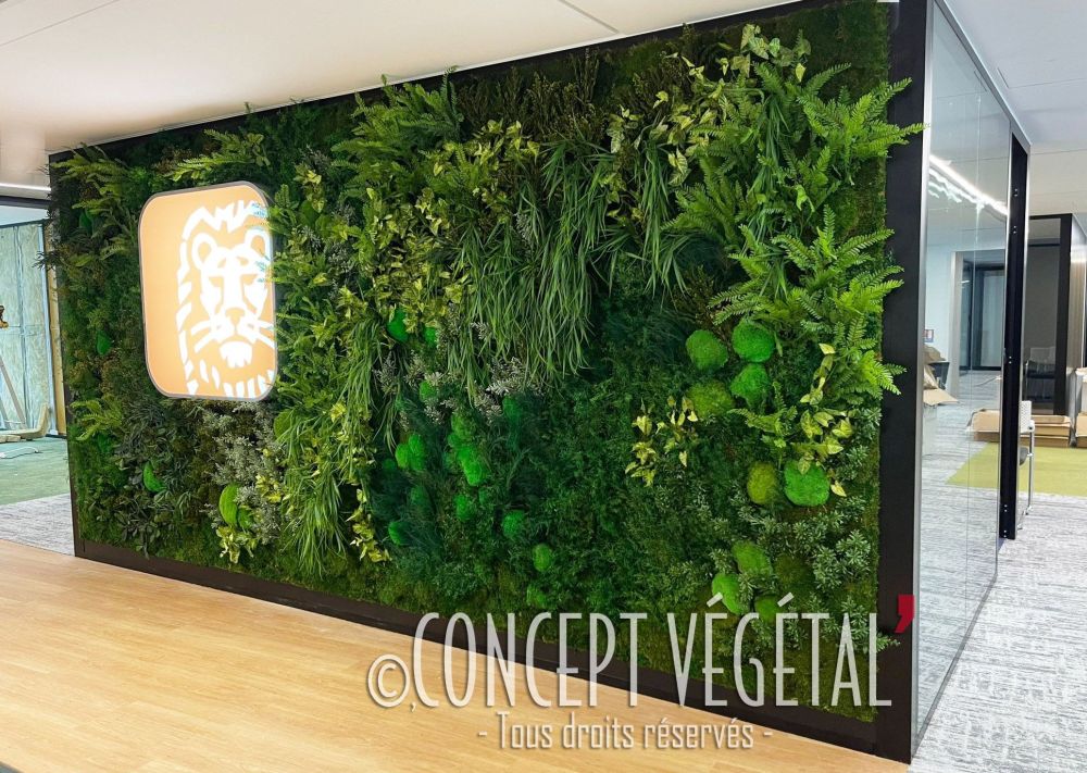 Mur végétal sur mesure Sans entretien Concept Végétal — free download