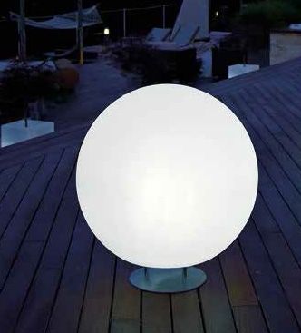Sphère lumineuse  avec pied