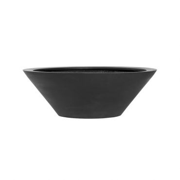Pot évasé , large en mélange pierre et résine