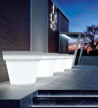 Pot Lumineux rond avec rebord