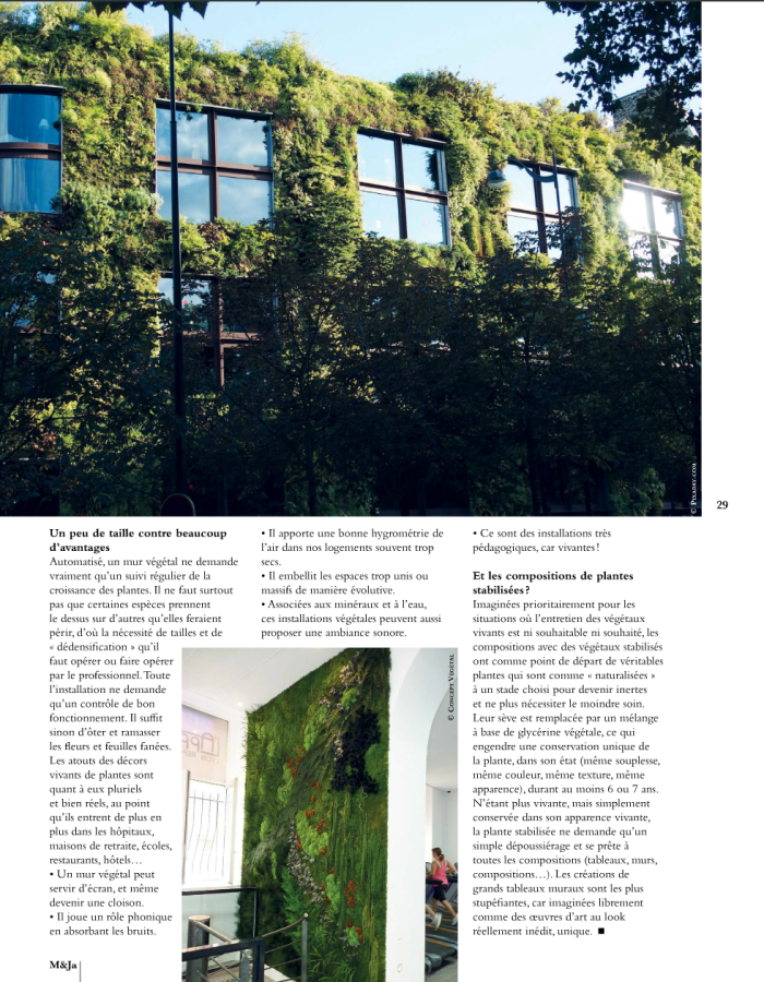 Publication Maison et Jardin actuels