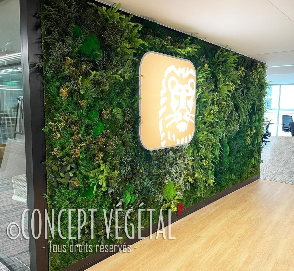 Mur végétal sur mesure Sans entretien Concept Végétal — free download